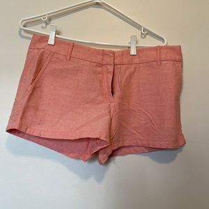 J-Crew Pink Linen Shorts